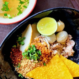 ก๋วยเตี๋ยวหมูแห้งต้มยำ (ไม่ใส่ไข่)