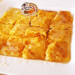โรตีใส่ไข่+ข้าวโพด Roti egg with sweet corn