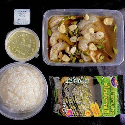 Set กุ้งดอง + ข้าวญี่ปุ่น + สาหร่ายแผ่น