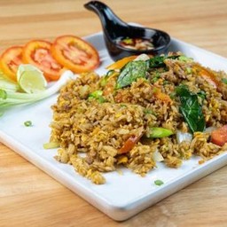 ข้าวผัดรถไฟหมู-