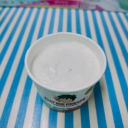 ไอศกรีมรสกะทิ (มีทั้งน้ำและเนื้อมะพร้าว)
