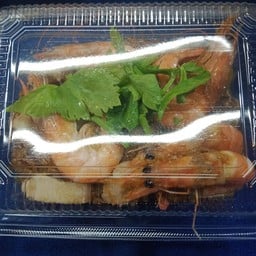 กุ้งอบวุ้นเส้นซี อ๊อด สูตรโต๊ะจีนนครปฐม บางขุนเทียนชายทะเล