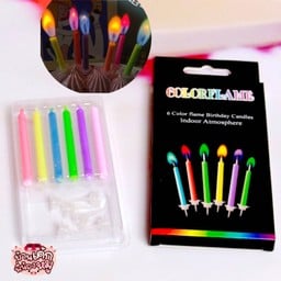 เทียนเปลวไฟเปลี่ยนสี