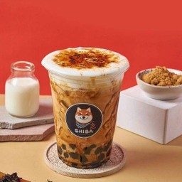 ชานมวิปชีสพ่นไฟ (Whip Cheese Milk Tea)