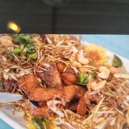ปลาทับทิมทอดน้ำปลา+น้ำยำมะม่วง