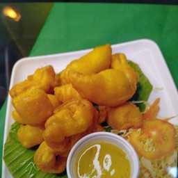 กุ้งชุบแป้งทอด