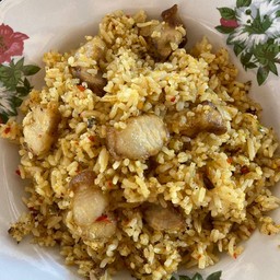 ผัดเครื่องแกงคลุกข้าว