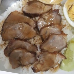 ข้าวหมูแดง+ไข่ต้ม