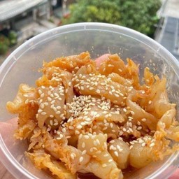 แมงกระพรุนน้ำมันงาเจ็ดป่าช้า (โปรดอธิษฐานก่อนกิน)+น้ำจิ้มซีฟู๊ด