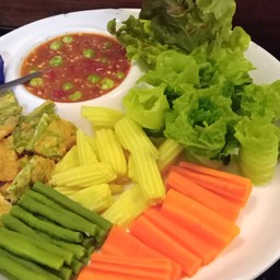 ชุดน้ำพริกผักรวม