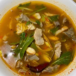 ต้มแซ่บ เครื่องในหมู