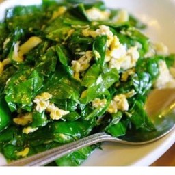ผักเหมียงผัดไข่