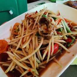 (ร่มไผ่)ร้านดาริกา ส้มตำ ไก่ย่าง ปลาเผา  สาขาตลาดยิ่งเจริญเก่า