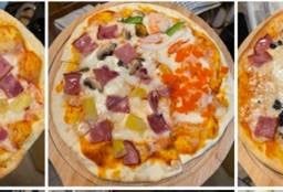 4 seasons pizza (มี 4หน้าในถาด)