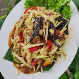 ตำมะม่วงปูดำ