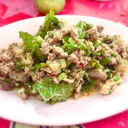 ลาบเนื้อสุก