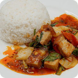 พริกเผาหมูกรอบ