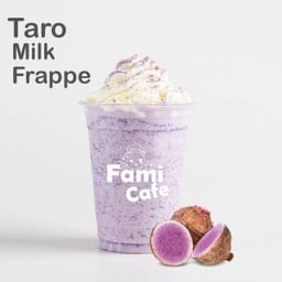 Taro milk Frappe เผือกนมปั่น