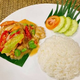 ผัดกะปิ (ราดข้าว)