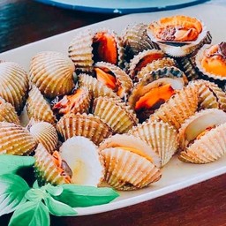 หอยแครงลวก