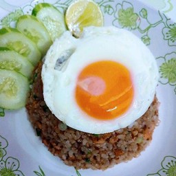 ข้าวผัดปลาแซลมอน