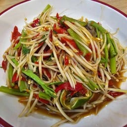 ตำปลาร้า ยอดผักบุ้ง