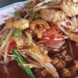 ตำแค๊ปหมู