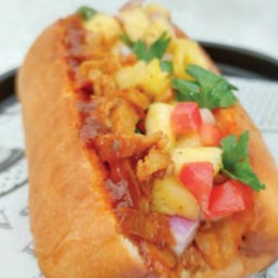 Smoking Pulled Pork Brioche Sandwich