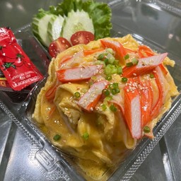 ข้าวไข่ข้นปูอัด