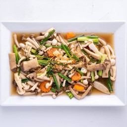 ผัดเห็ดรวมน้ำมันหอย