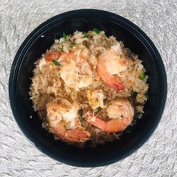 ข้าวผัดกุ้ง (ผัดแบบจีน)