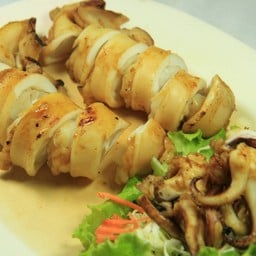 ปลาหมึกหอมย่าง