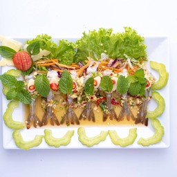 กุ้งแช่น้ำปลา