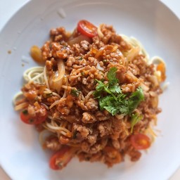 สปาเก็ตตี้ ซอสหมู