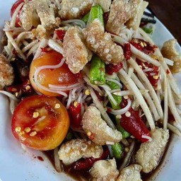 ตำปูปลาร้าแคบหมูนัวๆ