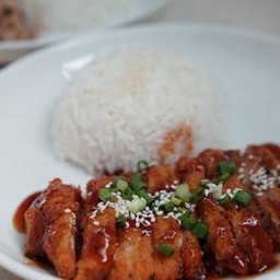 🍛ข้าวไก่กรอบซอสเกาหลี