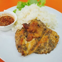 ข้าว อกไก่ย่าง