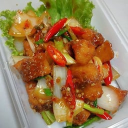 ผัดพริกเผากะพง