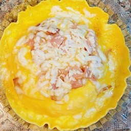 ข้าวไข่ข้นดับเบิ้ลชีสเบคอน