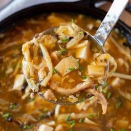 Chicken Hot Garlic Soup