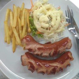 สเต็กไส้กรอก