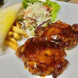 สะโพกไก่ย่างสไปรซี่ 1ชิ้นใหญ่