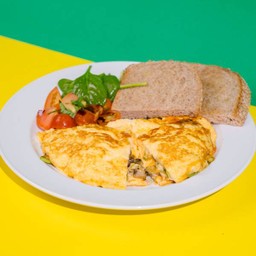 Cheesy Mushroom n Zucchini Omelet(ชีสซี่มัสรูมซูกินี่)