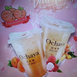 ชาเขียวพีชลิ้นจี่