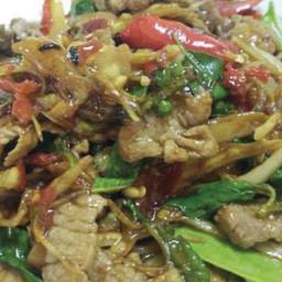 หมูผัดขี้เมา