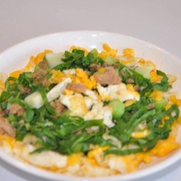 คะน้าปลาเค็มผัดไข่LM