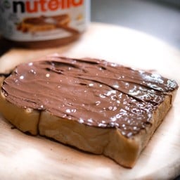 ปังปิ้งเตาถ่าน - เนย นูเทลล่า 1 แผ่น