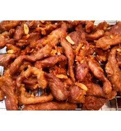 ข้าวหมูทอดจิ้มแจ่ว