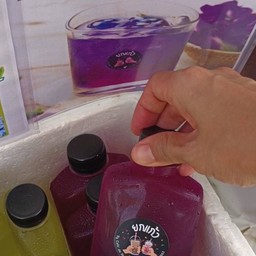 อัญชันน้ำผึ้งมะนาว น้ำลายพุ่งข้างแก้ม