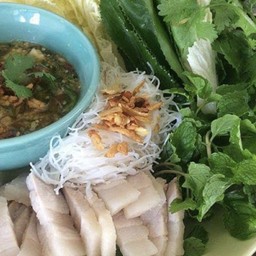 เมี่ยงหมูสามชั้น (ต้ม)
